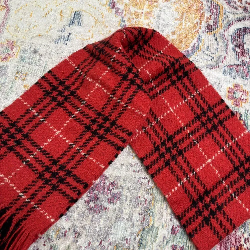 Burberry Wool Red Scarf